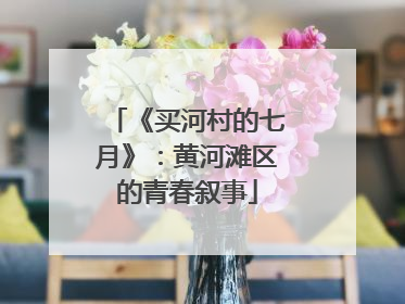 《买河村的七月》：黄河滩区的青春叙事