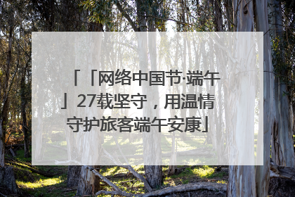 「网络中国节·端午」27载坚守，用温情守护旅客端午安康