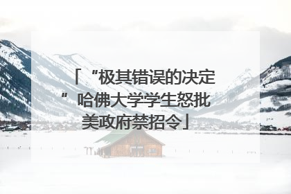 “极其错误的决定”哈佛大学学生怒批美政府禁招令