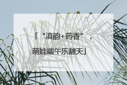“滇韵+药香”，萌娃端午乐翻天