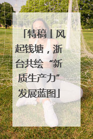 特稿丨风起钱塘，浙台共绘“新质生产力”发展蓝图