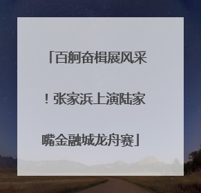 百舸奋楫展风采！张家浜上演陆家嘴金融城龙舟赛