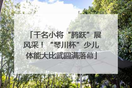千名小将“腾跃”展风采！“琴川杯”少儿体能大比武圆满落幕