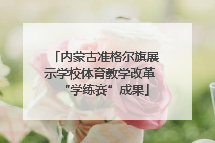 内蒙古准格尔旗展示学校体育教学改革“学练赛”成果