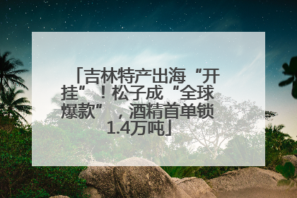 吉林特产出海“开挂”！松子成“全球爆款”，酒精首单锁1.4万吨