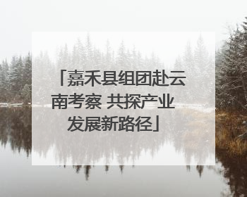 嘉禾县组团赴云南考察 共探产业发展新路径