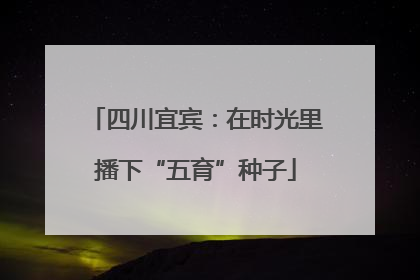 四川宜宾：在时光里播下“五育”种子