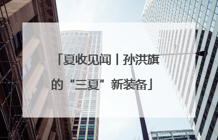 夏收见闻丨孙洪旗的“三夏”新装备