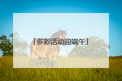 多彩活动迎端午