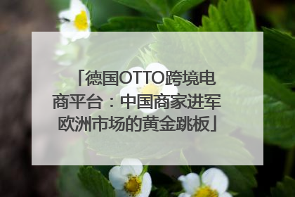 德国OTTO跨境电商平台：中国商家进军欧洲市场的黄金跳板