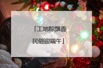 工地粽飘香 民俗迎端午