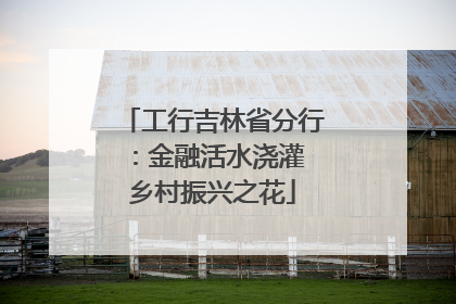 工行吉林省分行：金融活水浇灌 乡村振兴之花