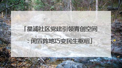 星浦社区党建引领青创空间：闲置阵地巧变民生枢纽