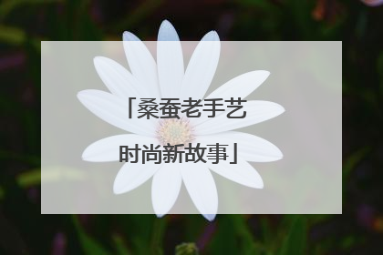 桑蚕老手艺 时尚新故事
