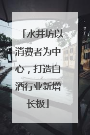 水井坊以消费者为中心，打造白酒行业新增长极