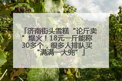 济南街头雪糕“论斤卖”爆火！18元一斤能称30多个，很多人排队买“满满一大兜”