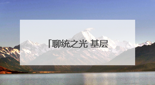 聊统之光 基层力量丨李云：用脚步丈量数据 用责任守护真实