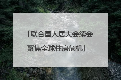 联合国人居大会续会聚焦全球住房危机