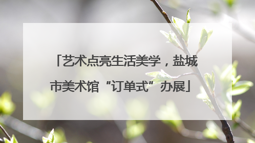 艺术点亮生活美学，盐城市美术馆“订单式”办展