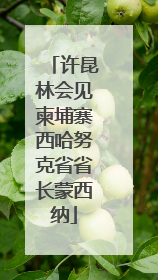 许昆林会见柬埔寨西哈努克省省长蒙西纳