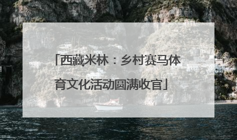 西藏米林：乡村赛马体育文化活动圆满收官