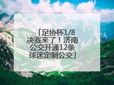 足协杯1/8决赛来了！济南公交开通12条球迷定制公交