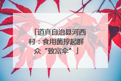 道真自治县河西村：食用菌撑起群众“致富伞”