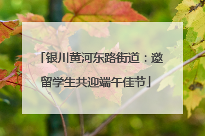 银川黄河东路街道：邀留学生共迎端午佳节