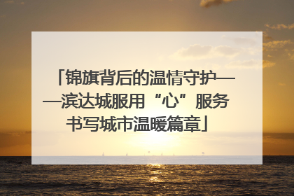 锦旗背后的温情守护——滨达城服用“心”服务书写城市温暖篇章