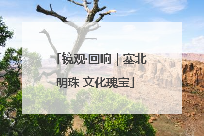 镜观·回响｜塞北明珠 文化瑰宝