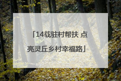 14载驻村帮扶 点亮灵丘乡村幸福路