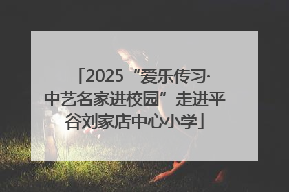 2025“爱乐传习·中艺名家进校园”走进平谷刘家店中心小学