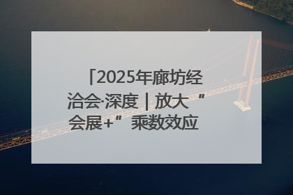 2025年廊坊经洽会·深度｜放大“会展+”乘数效应 打造消费新场景