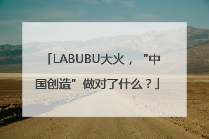 LABUBU大火，“中国创造”做对了什么？